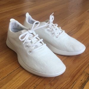 White Allbirds Wool Runners size W 10